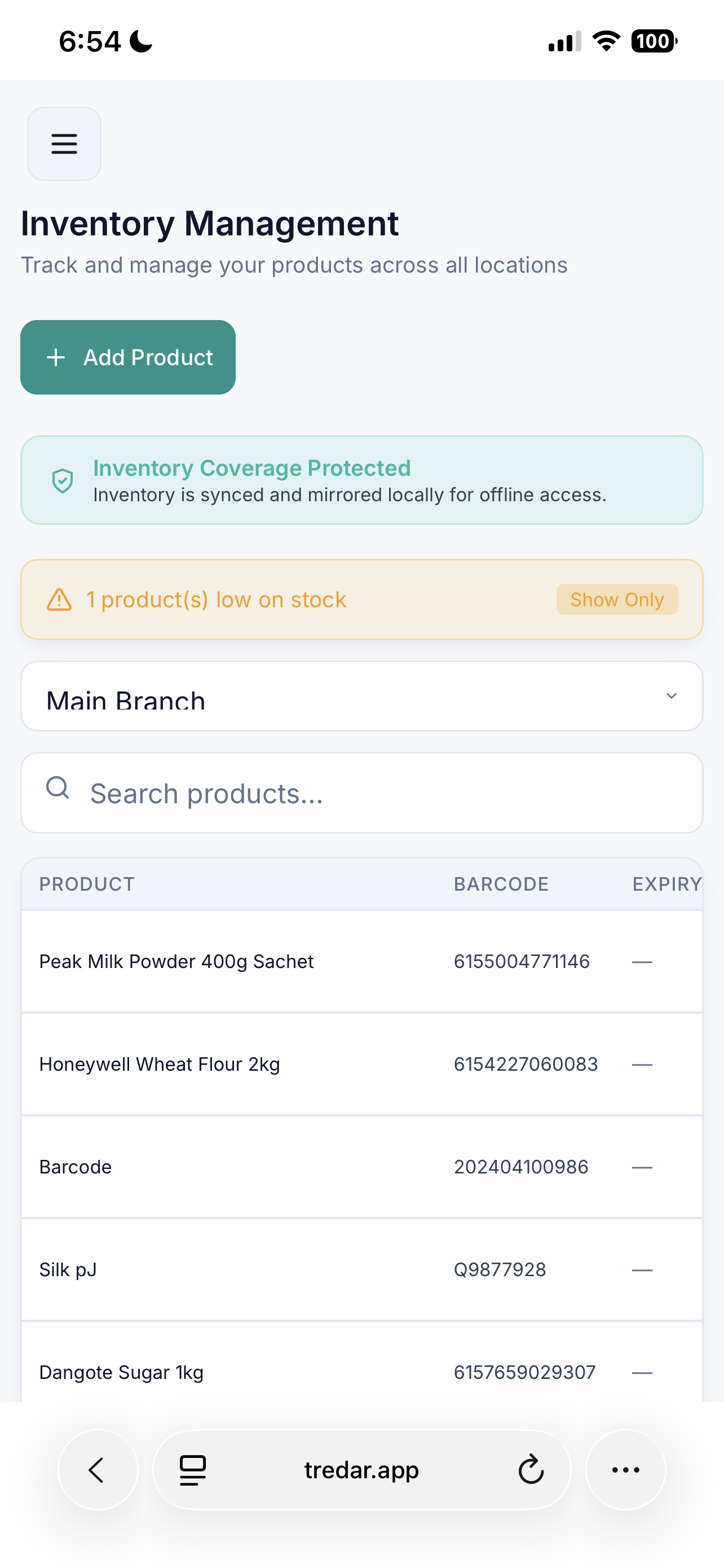 Inventory management